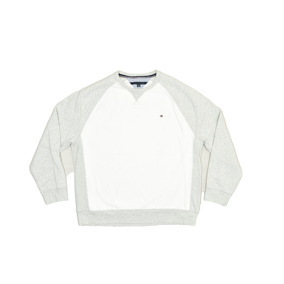 Tommy Hilfiger Big & Tall XXL Gray & White Raglan Sweatshirt Size XXL - Picture 1 of 8